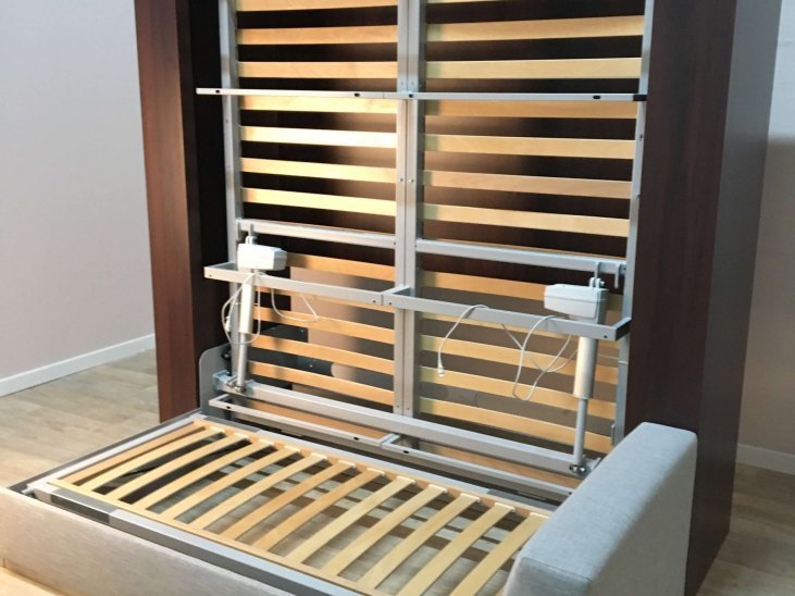 Lit escamotable électrique Canapé HYBRIDE - Liftsecurity